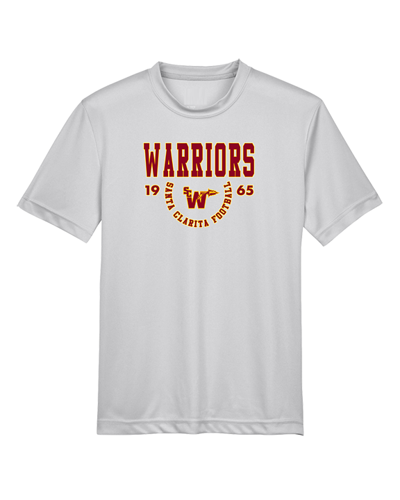 Santa Clarita Warriors Football Swoop SCW - Youth Performance Shirt