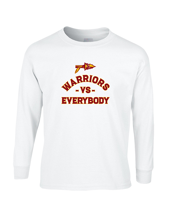 Santa Clarita Warriors Football VS Everybody Arrow - Cotton Longsleeve