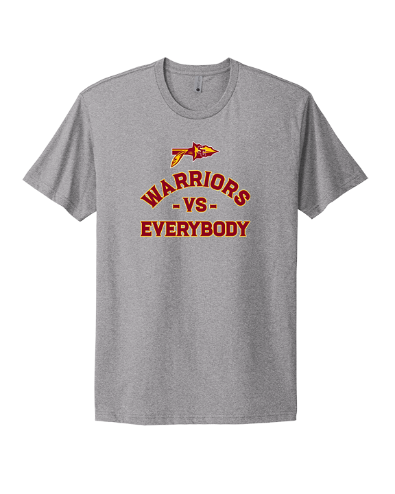 Santa Clarita Warriors Football VS Everybody Arrow - Mens Select Cotton T-Shirt
