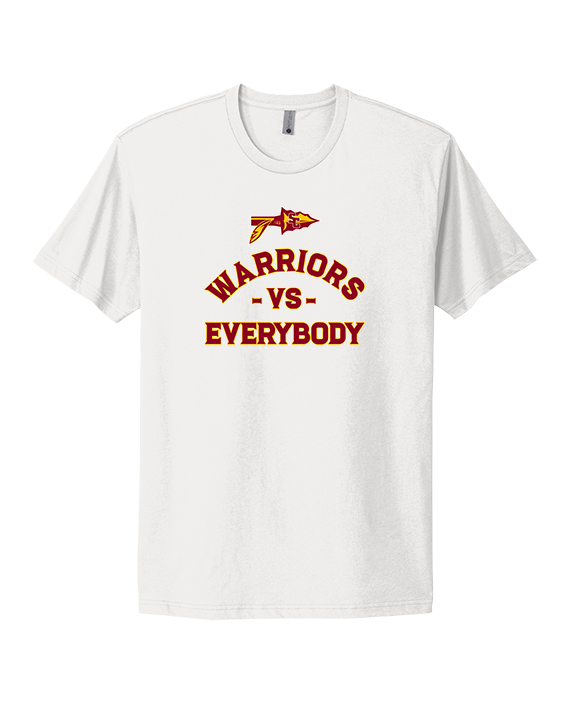 Santa Clarita Warriors Football VS Everybody Arrow - Mens Select Cotton T-Shirt