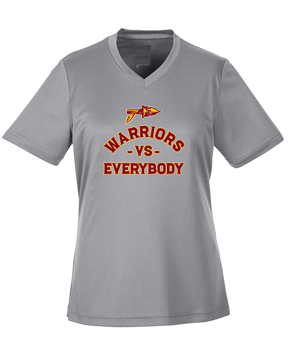 Santa Clarita Warriors Football VS Everybody Arrow - Womens Performance Shirt