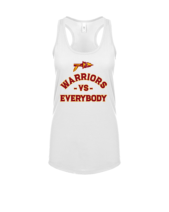 Santa Clarita Warriors Football VS Everybody Arrow - Womens Tank Top