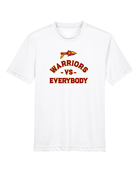 Santa Clarita Warriors Football VS Everybody Arrow - Youth Performance Shirt