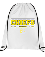 Santa Fe HS Baseball Border - Drawstring Bag