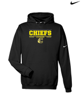 Santa Fe HS Baseball Border - Nike Club Fleece Hoodie