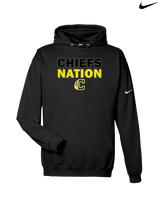Santa Fe HS Baseball Nation - Nike Club Fleece Hoodie