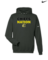 Santa Fe HS Baseball Nation - Nike Club Fleece Hoodie