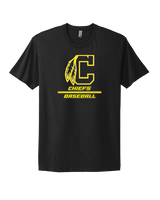 Santa Fe HS Baseball Split - Mens Select Cotton T-Shirt