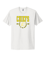 Santa Fe HS Baseball Swoop - Mens Select Cotton T-Shirt
