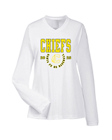 Santa Fe HS Baseball Swoop - Womens Performance Longsleeve
