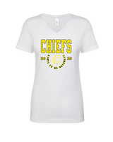 Santa Fe HS Baseball Swoop - Womens Vneck