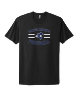 Santa Monica College Football Curve - Mens Select Cotton T-Shirt