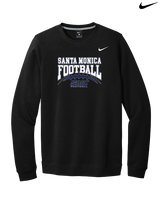 Santa Monica College Football Football - Mens Nike Crewneck