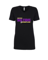 Santana HS Wrestling Bold - Womens Vneck