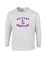 Santana HS Wrestling Curve - Cotton Longsleeve
