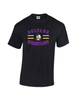 Santana HS Wrestling Curve - Cotton T-Shirt