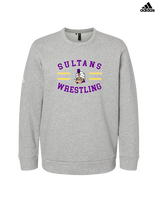 Santana HS Wrestling Curve - Mens Adidas Crewneck