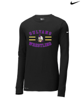 Santana HS Wrestling Curve - Mens Nike Longsleeve