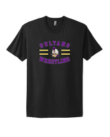 Santana HS Wrestling Curve - Mens Select Cotton T-Shirt