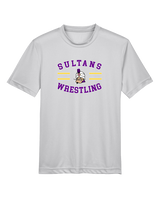 Santana HS Wrestling Curve - Youth Performance Shirt