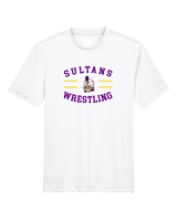 Santana HS Wrestling Curve - Youth Performance Shirt
