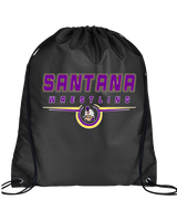 Santana HS Wrestling Design - Drawstring Bag