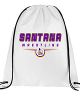 Santana HS Wrestling Design - Drawstring Bag