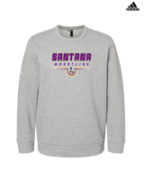 Santana HS Wrestling Design - Mens Adidas Crewneck