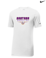 Santana HS Wrestling Design - Mens Nike Cotton Poly Tee