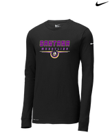 Santana HS Wrestling Design - Mens Nike Longsleeve