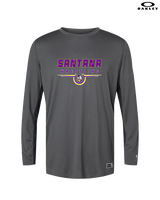Santana HS Wrestling Design - Mens Oakley Longsleeve