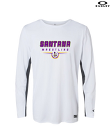 Santana HS Wrestling Design - Mens Oakley Longsleeve
