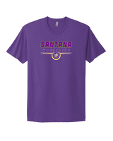 Santana HS Wrestling Design - Mens Select Cotton T-Shirt
