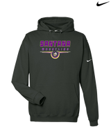 Santana HS Wrestling Design - Nike Club Fleece Hoodie