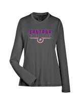 Santana HS Wrestling Design - Womens Performance Longsleeve