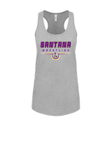 Santana HS Wrestling Design - Womens Tank Top