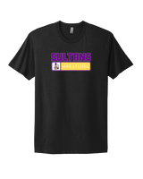 Santana HS Wrestling Pennant - Mens Select Cotton T-Shirt