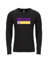 Santana HS Wrestling Pennant - Tri-Blend Long Sleeve