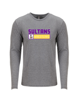 Santana HS Wrestling Pennant - Tri-Blend Long Sleeve