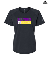 Santana HS Wrestling Pennant - Womens Adidas Performance Shirt