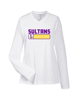 Santana HS Wrestling Pennant - Womens Performance Longsleeve