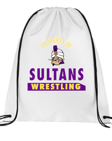 Santana HS Wrestling Property - Drawstring Bag