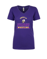 Santana HS Wrestling Property - Womens Vneck