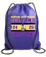 Santana HS Wrestling Stamp - Drawstring Bag
