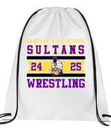 Santana HS Wrestling Stamp - Drawstring Bag