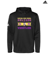Santana HS Wrestling Stamp - Mens Adidas Hoodie