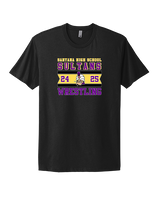 Santana HS Wrestling Stamp - Mens Select Cotton T-Shirt