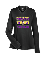 Santana HS Wrestling Stamp - Womens Performance Longsleeve