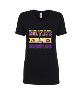 Santana HS Wrestling Stamp - Womens Vneck