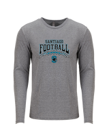 Santiago HS Football Football - Tri-Blend Long Sleeve